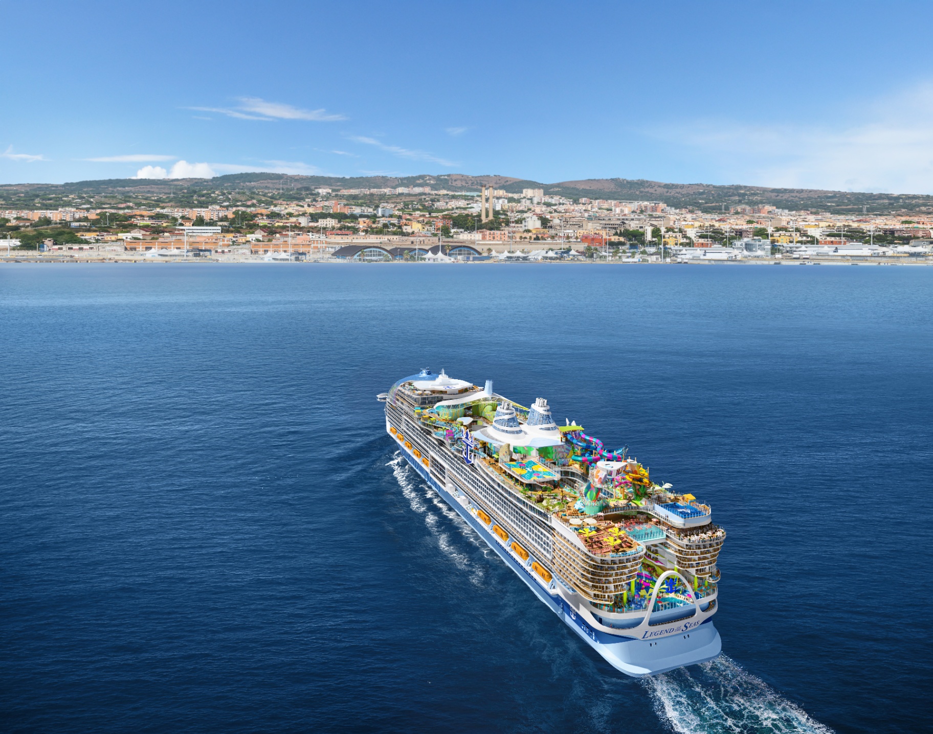 Royal Caribbean Legend of the Seas cruise ship at sea